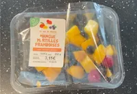 Salade de fruit mangue myrtilles framboises
