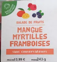 Mangue Myrtilles Framboises