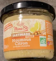 Tartinade houmous citron