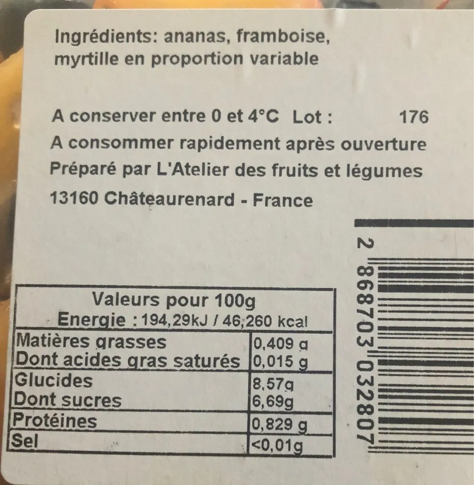 Salade de fruits frais