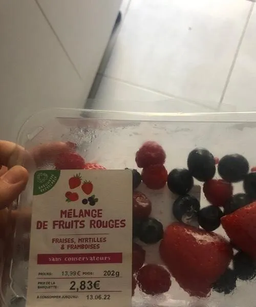 Mélange de fruits rouges