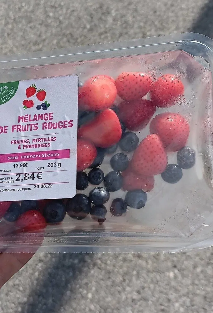 Mélange de fruits rouges