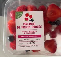 Mélange de fruits rouges
