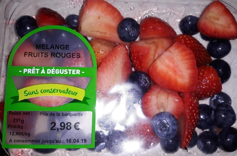 Mélange de fruits rouges