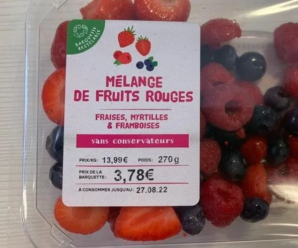 Salade fruits rouges