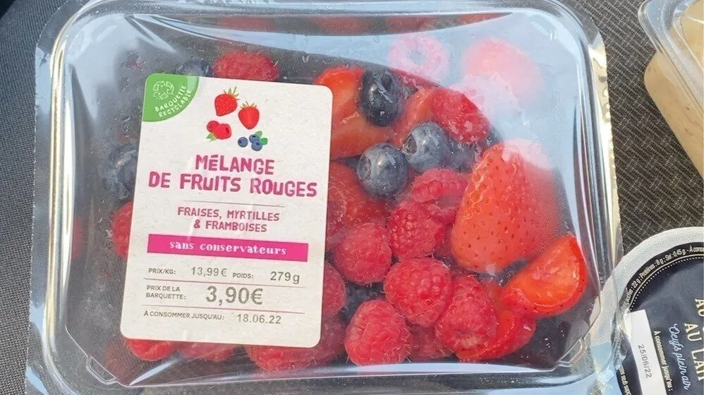 Melange de fruit rouges