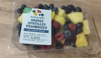 Salade de fruits Ananas Myrtilles Framboises