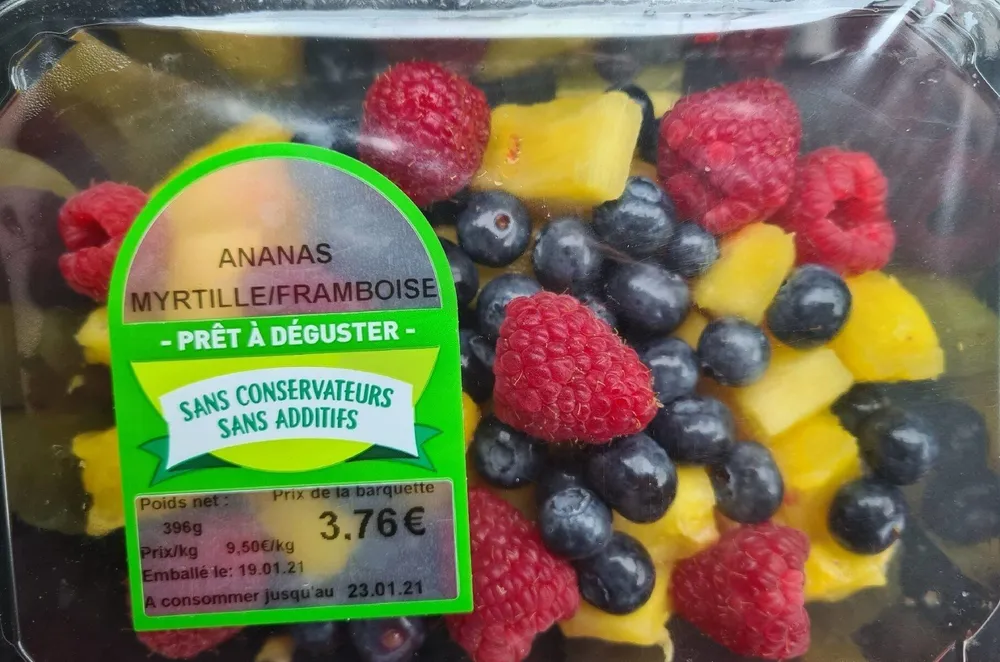 Ananas/Myrtilles/Framboises