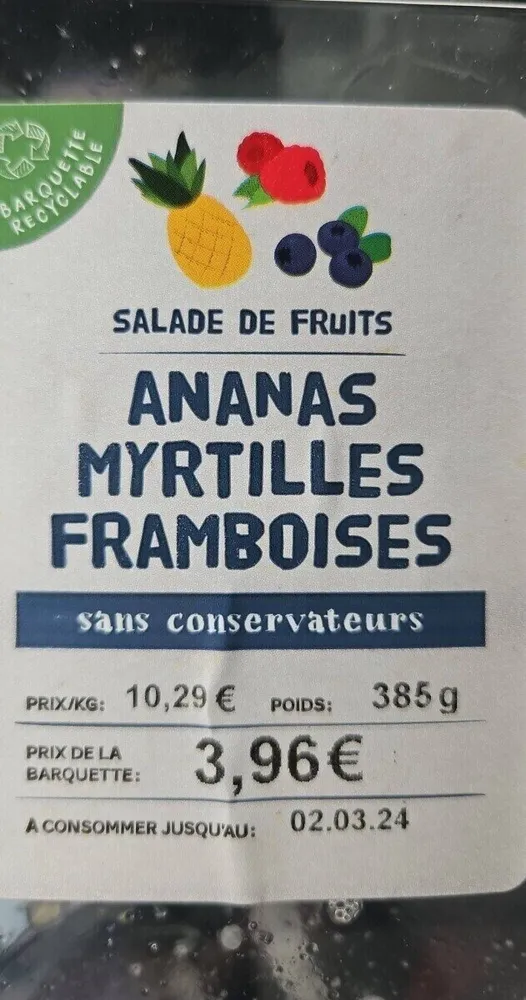 Salade de fuits