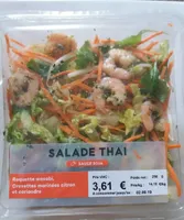 Salade Thaï - Roquette / Crevettes  au citron & coriandre