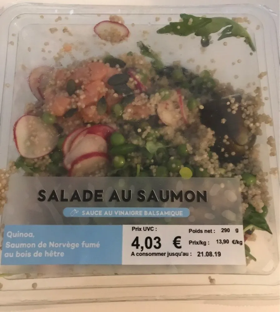 Salade au saumon (quinoa)