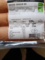 Saucisse cervela bio