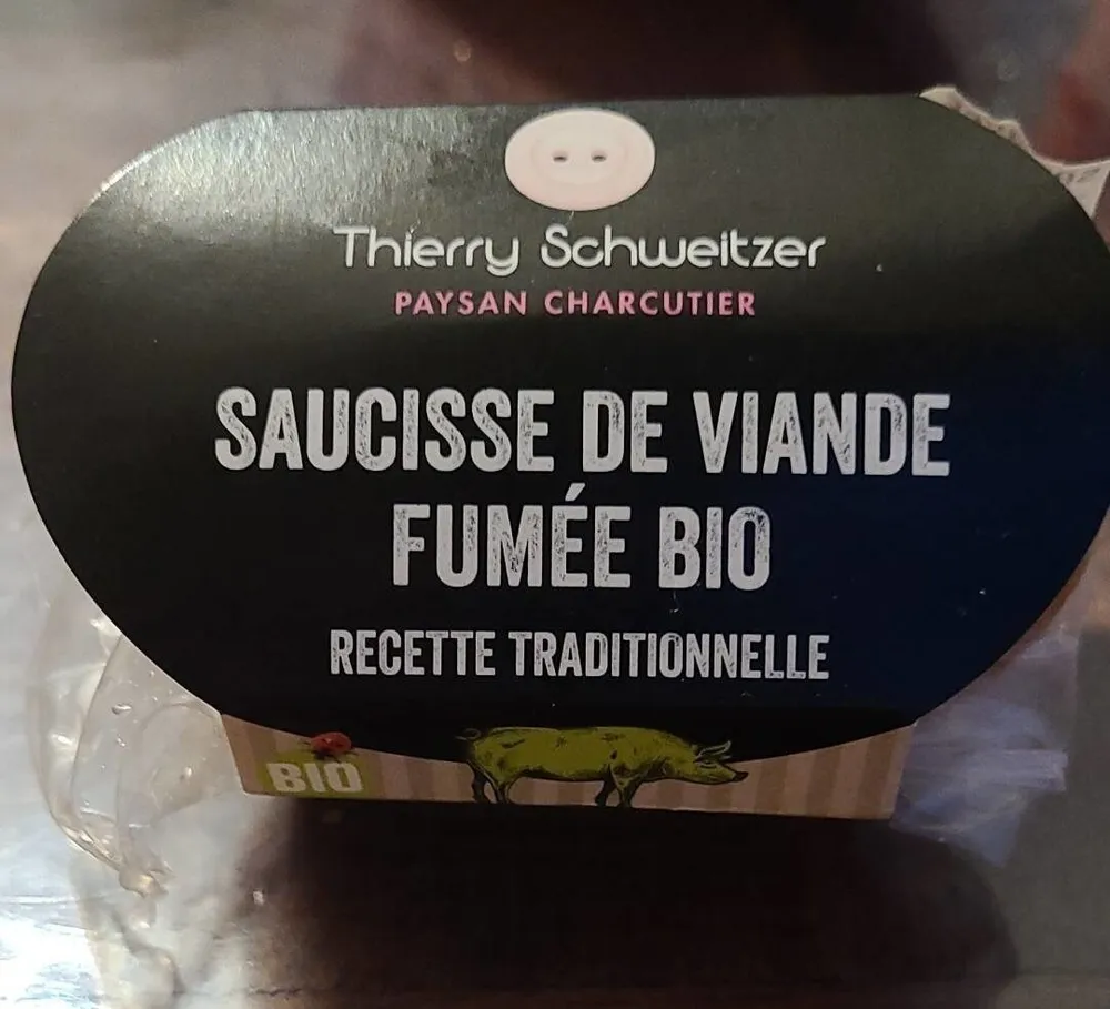 Saucisse de viande fumée bio