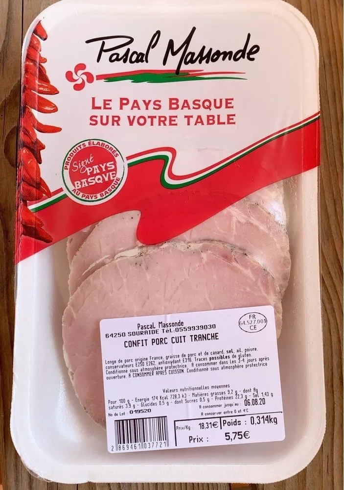 Confit de porc