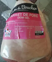 Jarret avant de porc avec os demi-sel
