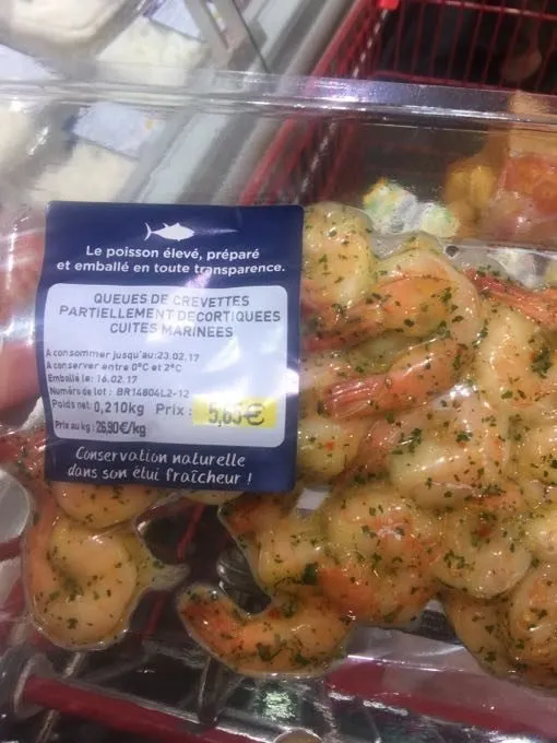 Crevettes Marinées