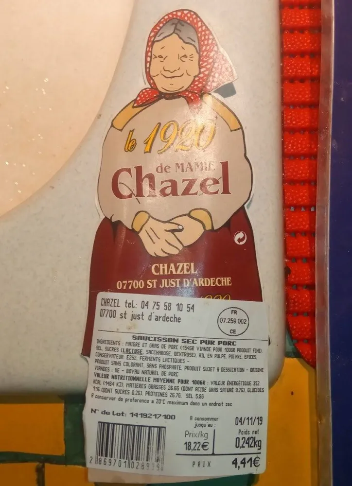 1920 de mamie Chazel