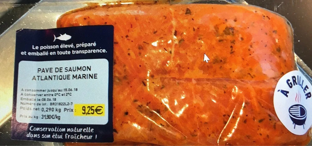 Pavé de saumon atlantique larine