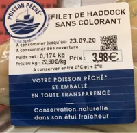 Filet de haddock