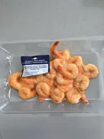 Que de crevettes cuites semi décortiquées marinées sauce thai