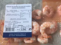 Queues de crevettes decortiquees