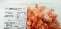 Queues de crevettes cuites réfrigérées