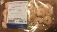 Queues de crevettes devortiquées