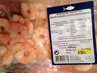 Queues de crevettes