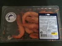 crevettes entieres cuites sauvage