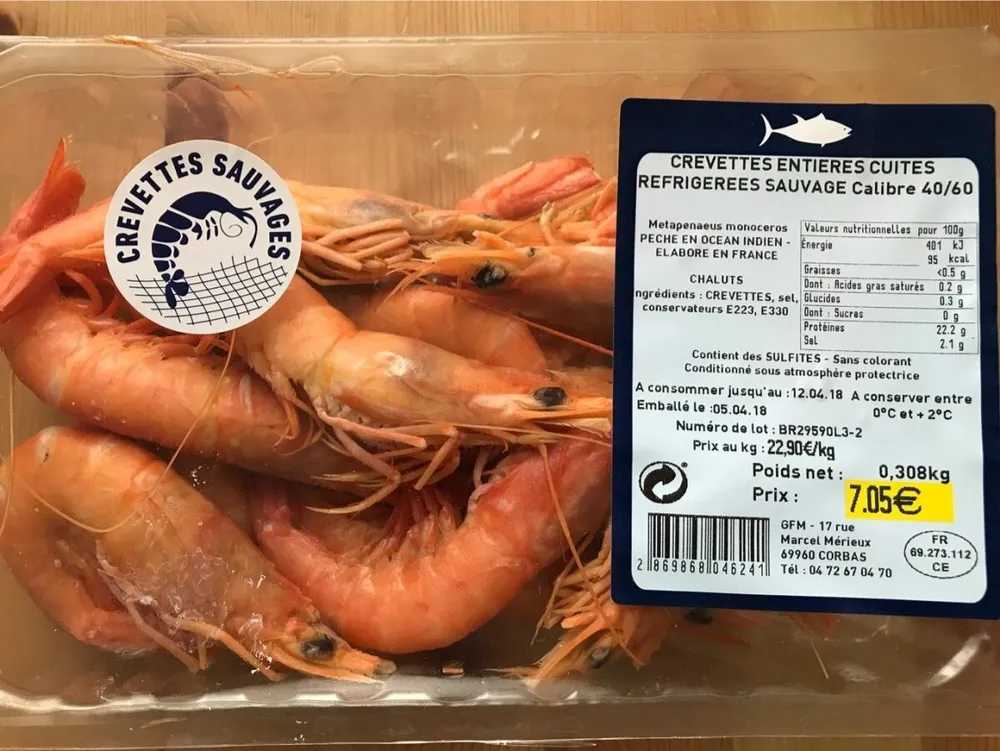 Crevettes sauvages