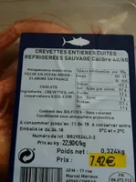 Crevettes sauvages