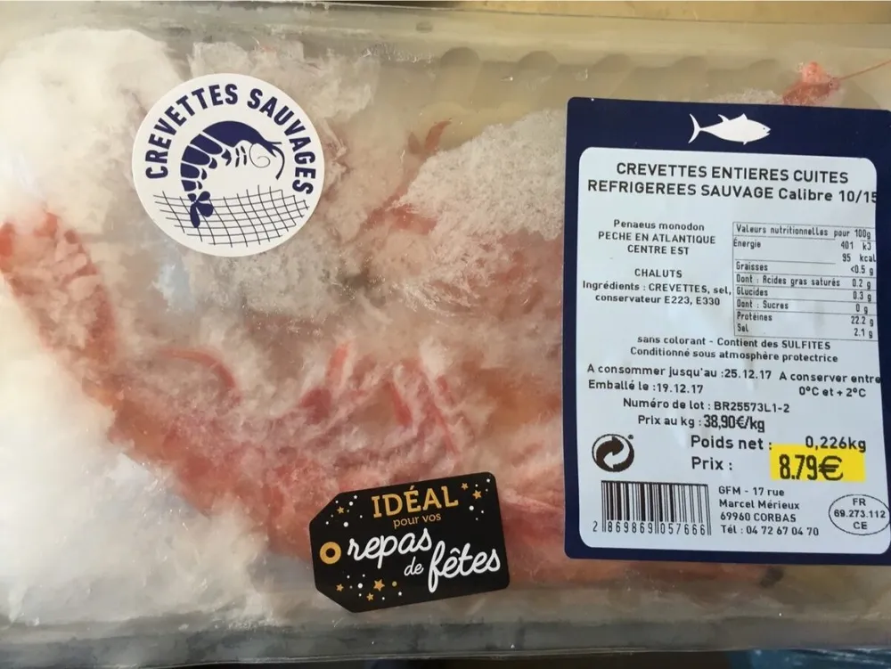 Crevettes sauvages