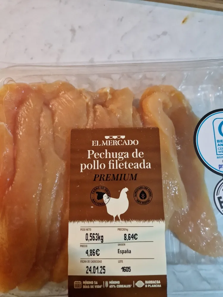 Pechuga De Pollo Fileteada Premium
