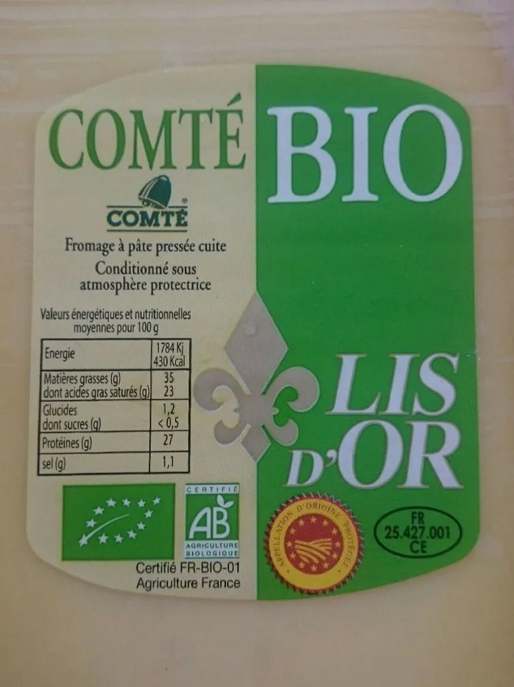 Comté bio