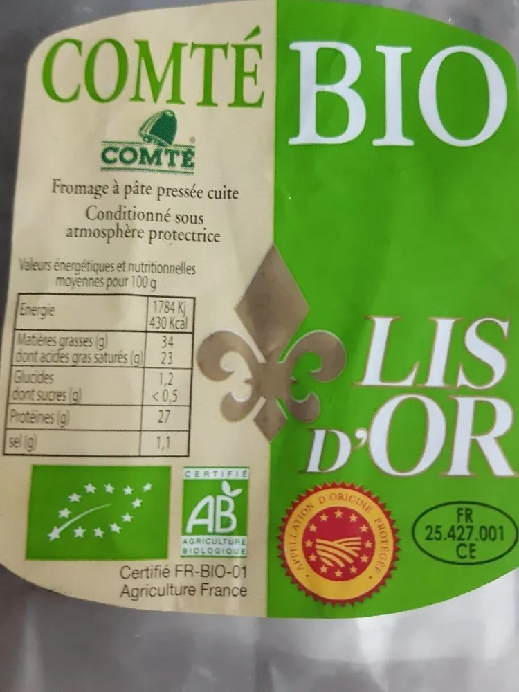Comté bio