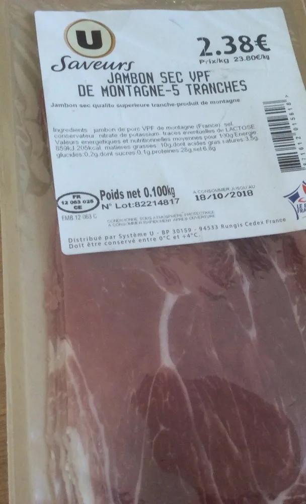 Jambon sec