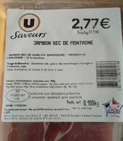 Jambon sec de montagne