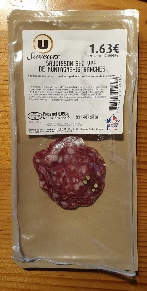 Saucisson sec de montagne