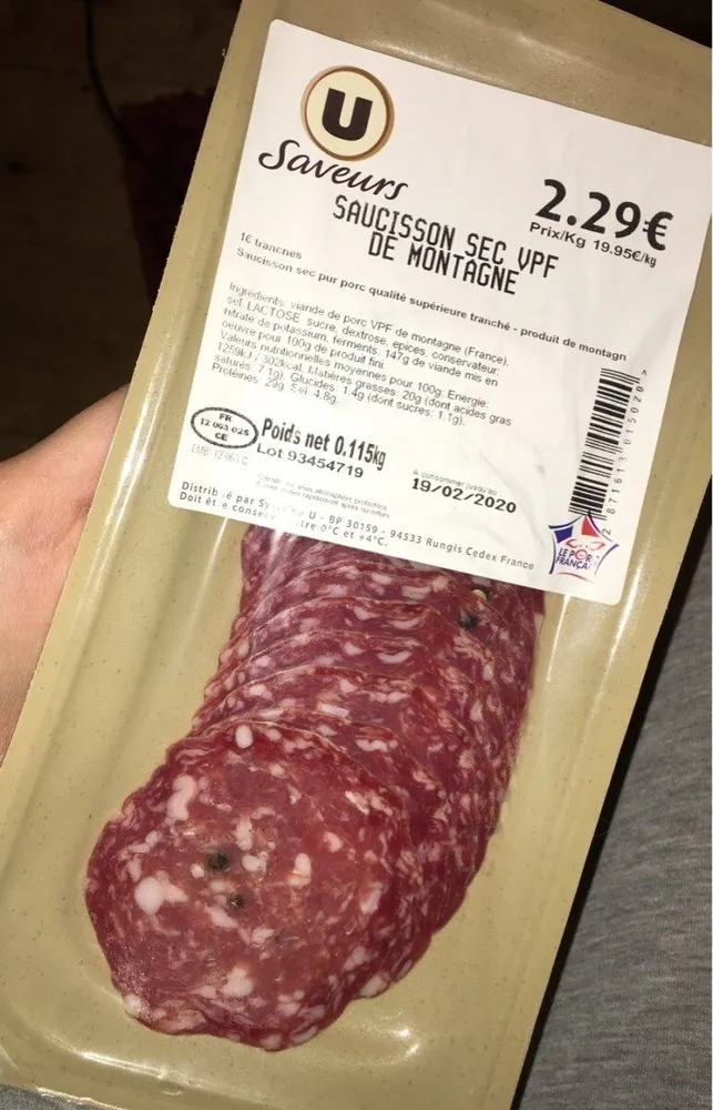Saucisson sec de montagne