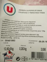 Jambon Supérieur Sans Couenne