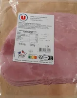 Jambon cuit supérieur sans couenne 6 tranches fines