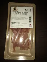 Chiffonade de jambon sec