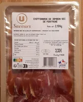Chiffonnade de jambon sec de montagne