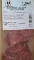 Chiffonade saucisson