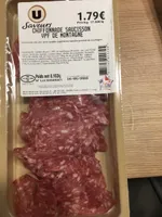 Chiffonnade saucisson U