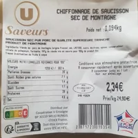 Chiffonnade de saucisson