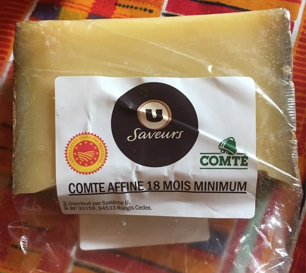 Comté affine 18 mois minimum