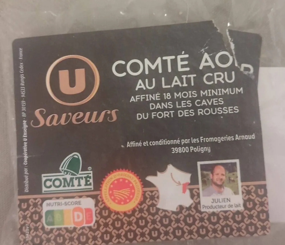 Comté AOP au lait cru