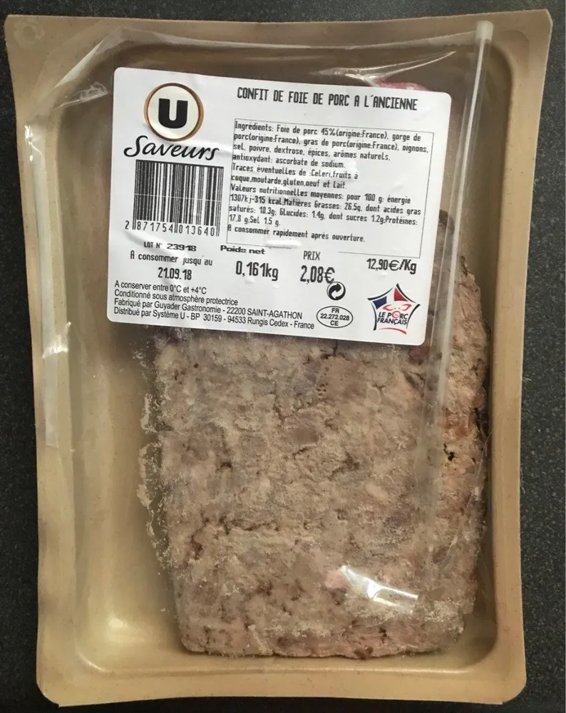 Confit de foie de porc à l'ancienne