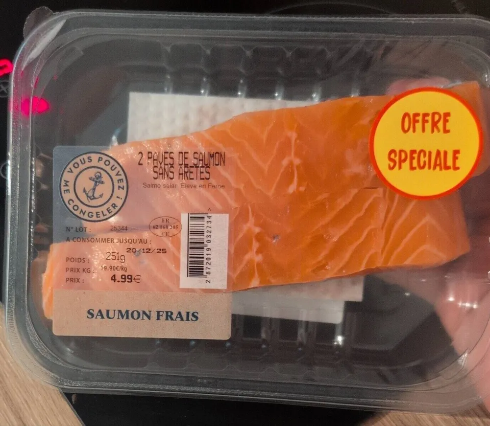 Pavés de Saumon